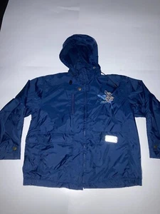 Youth Vintage Pooh Tigger A New Adventure Blue Windbreaker Jacket Size XL - Picture 1 of 7