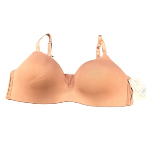 Auden Women's Size 38C Nursing Bra Lightly Lined Wireless 2 Way Straps Mauve New - Picture 1 of 14