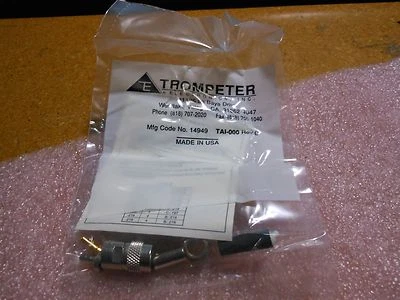 TROMPETER COAXIAL RF CONNECTOR # PL155C-201  NSN: 5935-01-175-8239 - Image 1 of 2