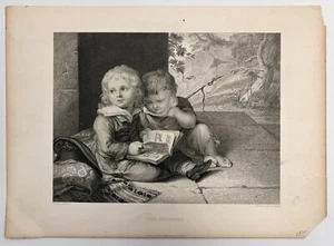 Stampa artistica vintage I fratelli di Vogel 9" x 12,5" - Foto 1 di 10