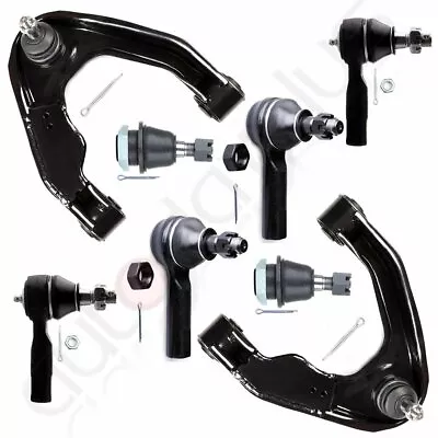 8pcs Front Upper Control Arms Tie Rods Kit For 2001-04 Nissan Frontier & Xterra - Image 1 of 4