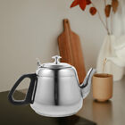 Stainless Steel Kettle Flower Tea Pot Water Metal Teapot Maker Office Household