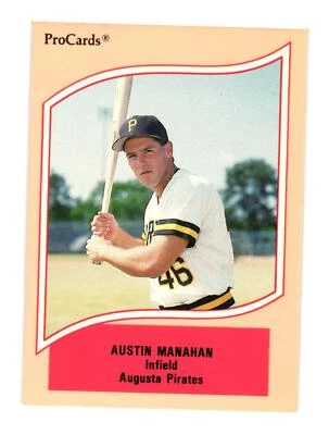 1990 ProCards A and AA #97 Austin Manahan Augusta Pirates - Image 1 of 2