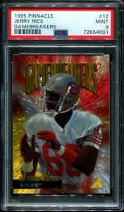 PSA 9 NEUWERTIG 1995 PINNACLE JERRY RICE #12 SPIELBREAKER 49ers HOF 54001 DB174 - Bild 1 von 1