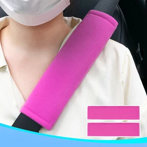 2er Rosa Set Gurtpolster Auto Sicherheitsgurt Gurtschoner Autogurt Gurtschutz, - Bild 1 von 8