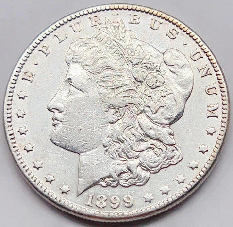 1899-O Micro O Vam-4 AU Morgan Silver Dollar RD 526 Cover