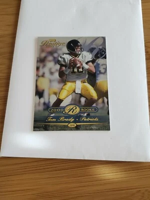 Tom Brady 2000 плей-офф престиж 286.Tom Brady плей-офф престиж промо дебютант карта - Изображение 1 из 4