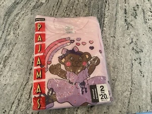 VGT Wormser Pink Bear Ballerina Thermal Pajamas 4t Sealed NIB - Picture 1 of 6