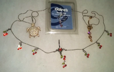 Винтажные до сих пор ювелирные изделия с поясом вишневого цвета и морской черепахой ........... - Изображение 1 из 4