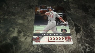 2001 PLYOFF ABSOLUTE MEMORABILIA  #15 MARK McGWIRE BASEBALL CARD - Image 1 of 2