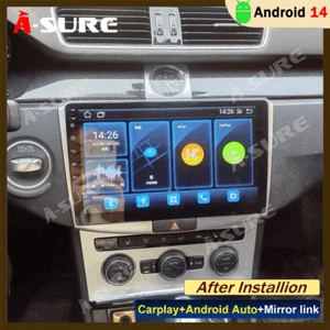 2+64G Android 14 Autoradio Carplay GPS Navi RDS Für VW Passat B6 B7 CC 2010-2015 - Bild 1 von 15