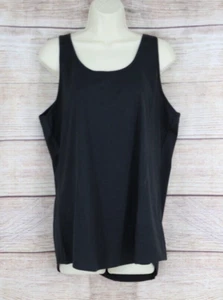 Hanes X-Temp Womens Size XL Pullover Sleeveless Tank Top Black - Picture 1 of 6
