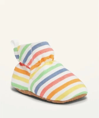 Old Navy Baby Boys Girls Cozy Secure-Close Booties Shoes 0-3 or 12-18 Months - Image 1 of 4