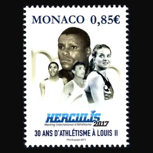 Monaco 2017 - Herculis International Athletics Meeting Sports - MNH - Picture 1 of 2