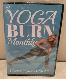 Yoga Burn Monthly: Ultimate Yoga Kick Start Kit 4 DVD Set Weeks 1-4. NEW~Sealed - Picture 1 of 4
