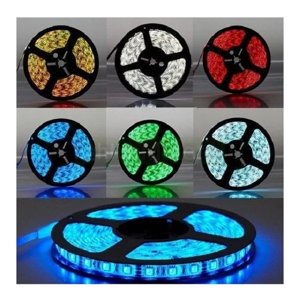 BOBINA STRISCIA LED 5050 FLESSIBILE 5M ADESIVA LUCE INTERNO ESTERNO IP65 TOP ! - Immagine 1 di 1