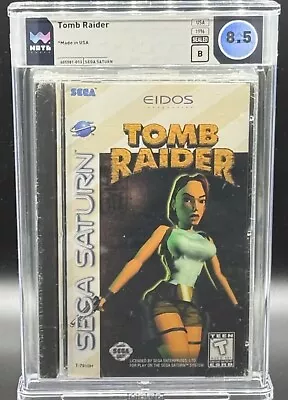 Tomb Raider Sega Saturn Jewel Case Longbox Sellado Nuevo WATA 8.5 B Graduado Foto 1 de 4