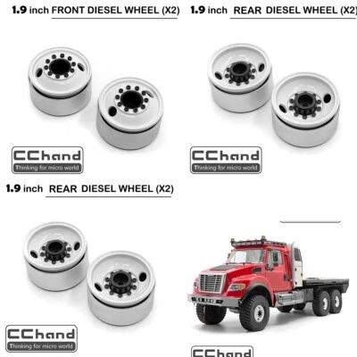 Llanta de aluminio diésel de 1,9" para camión Traxxas TRX6 ULTIMATE RC Foto 1 de 3