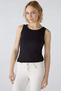 Oui Flitz Vest Top Sleeveless Black 88608 9990 - Picture 1 of 7
