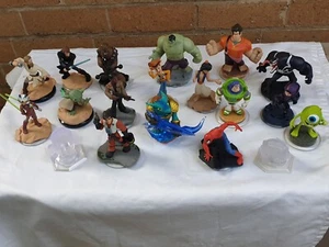 Disney Infinity 19 Figures Bulk Star Wars Spider-Man Hulk Toy Story Free Post - Picture 1 of 15