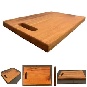 Tagliere in Legno di Mogano Fatto a Mano 38x26x2,5 CM - Foto 1 di 11