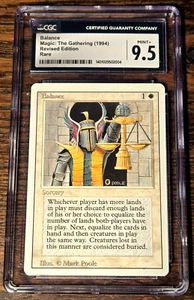 Balance CGC 9.5 Gem Mint Revised 3rd Edition Rare Iconic Vintage MTG - Picture 1 of 5