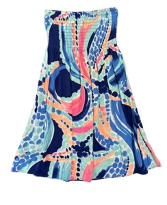 Lilly Pulitzer Bohdi Ocean Jewels Smocked Strapless Dress Size XS - Picture 1 of 7