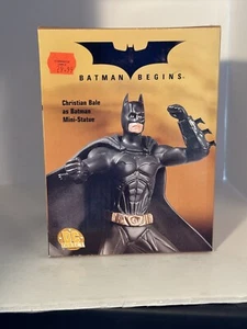 BATMAN BEGINS CHRISTIAN BALE MINI-STATUE DC Direct 4" Tall NEW - Picture 1 of 7