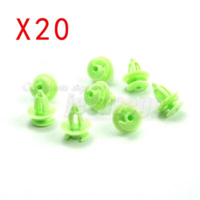 20x Nylon Door Panel Clip Retainer Fastener For BMW 3/5/7 Series E36 E34 E38 E39 — 第 1/4 张图片