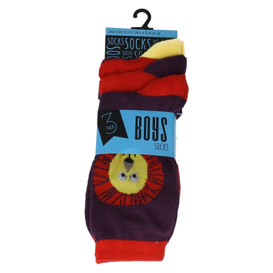 Boys RJM Animal Print Everyday Socks - Image 1 of 1