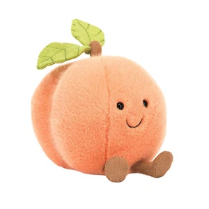 Jelly Cat Amuseables Peach Soft Toy Stuffed Food 5.9 In 15cm - Picture 1 of 7
