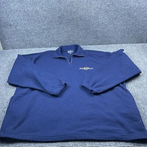 Polo Ralph Lauren Mens Large Fleece Blue Pullover Long Sleeve Shirt Sweatshirt - Picture 1 of 5
