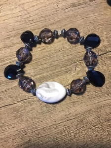 Hancrafted Beaded Stretch Bracelet (Crafted In Texas) - Picture 1 of 1