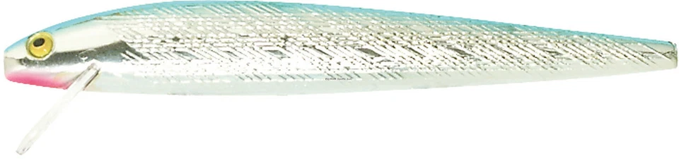 Rebel J5003 Jointed Minnow Lure 2 1/2" 1/8 Oz Silver and Blue Floating