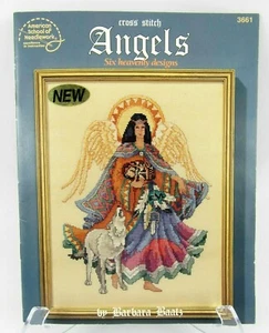 Cross Stitch Heavenly Angels (6) American School Needlework Pattern Book #3661 - Picture 1 of 2