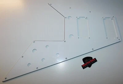 Golpeador Epiphone Kirk Hammett Flying V blanco 3 capas piezas de guitarra proyecto 1979 Foto 1 de 3