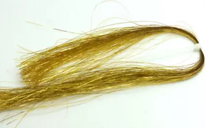 Yellow Gold Fly Tying Tinsel Flat - 12" Bundles Hanks - Picture 1 of 1
