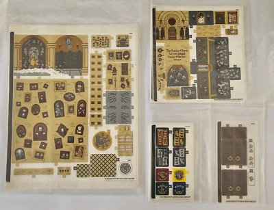 Lego Harry Potter Hogwarts Castle 71043 Sticker Sheets.