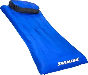 SWIMLINE ORIGINAL stoffbezogene Pool-Schwimmmatratze Liege Floß 76 Zoll L x 38 Zoll B - Bild 1 von 7