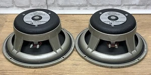 2 Vintage Celestion Powercel 12/100 8 Ohm abgestimmtes Paar Tieftöner Lautsprechereinheit - Bild 1 von 12