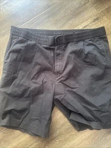 H&M Men’s S Chino Shorts 7" Regular Fit Mid Length Black Coupe Standard XL - Picture 1 of 3