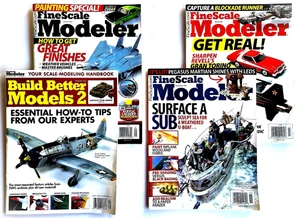 FINE SCALE MODELER Magazine / Set of Four Back Issues - Picture 1 of 2