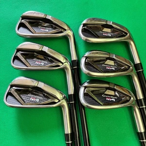 TaylorMade M4 Iron Set 6pcs 5-Pw Flex S Stiff Atmos Red Graphite Golf Clubs - Picture 1 of 12
