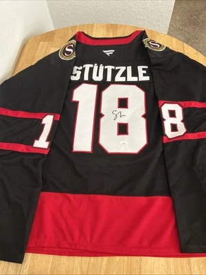 Tim Stutzle Ottawa Senators Autographed Jersey JSA Certified - Image 1 of 4