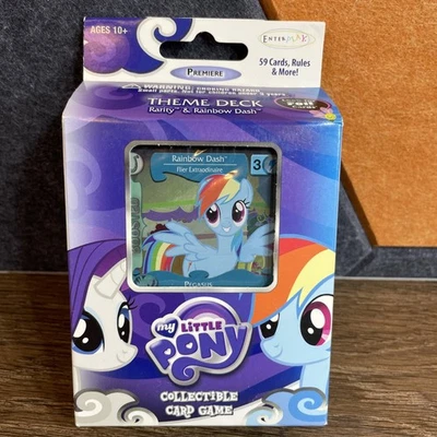 My Little Pony CCG Starter Theme Deck Premiere Set Rainbow Dash & Rarity Nuevo Foto 1 de 4