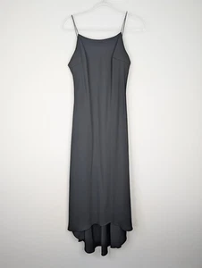 Vintage Alyn Paige Kleid Damen 9 10 schwarz Strass Träger formelles Maxikleid Y2K - Bild 1 von 12