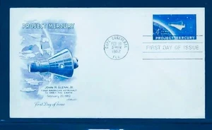 1¢ WONDER'S ~ PROJECT MERCURY #1193 FDC ARTMASTER CACHET ~ H634 - Bild 1 von 1