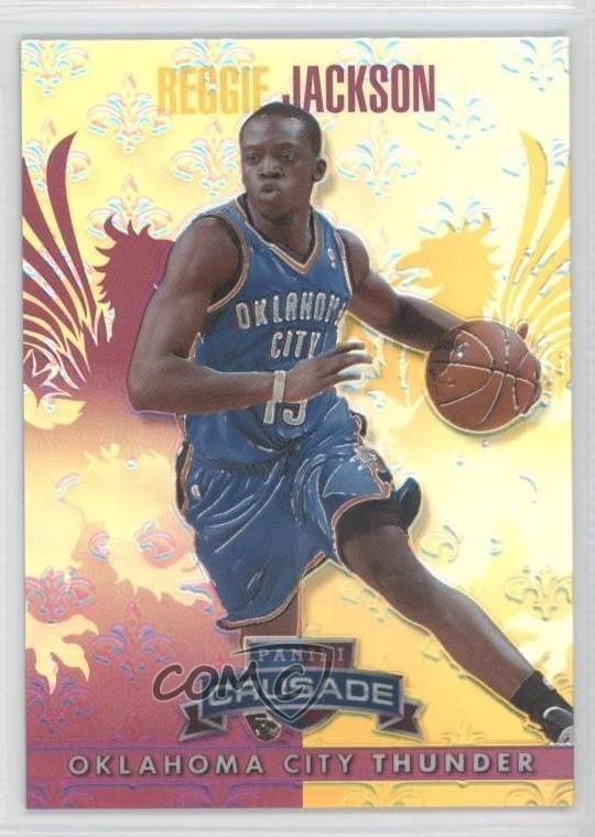 2013-14 Panini Crusade Crusade Purple /49 Reggie Jackson #215 - Image 1 of 2