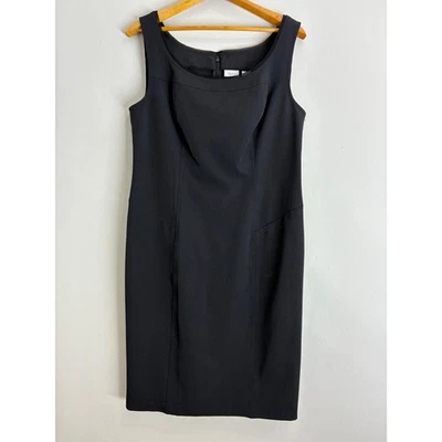 Vestido Spiegel Negro Sin Mangas Ajustado Carrera Cóctel Fiesta Talla 10 Foto 1 de 4