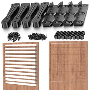 Jalousienhalter-Set, Jalousienbeschlag-Set, Fensterladenbeschläge, Deck Sonnenschutzrollo... - Bild 1 von 7